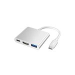 shaza 3in1 Type-c To Hdmı Hub Port Adaptör Pd Usb 3.0 4k Hdmı Çıkışlı Uyumlu