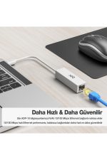Bix Adp-10 Usb 2.0 To Rj45 100mbps Ethernet Dönüştürücü Adaptör - Görsel 6