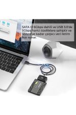 Bix Bx04hd Usb 3.0 Sata 2.5" Inch 3.5" Inch Ssd Hard Disk Çevirici Dönüştürücü Adaptör - Görsel 4