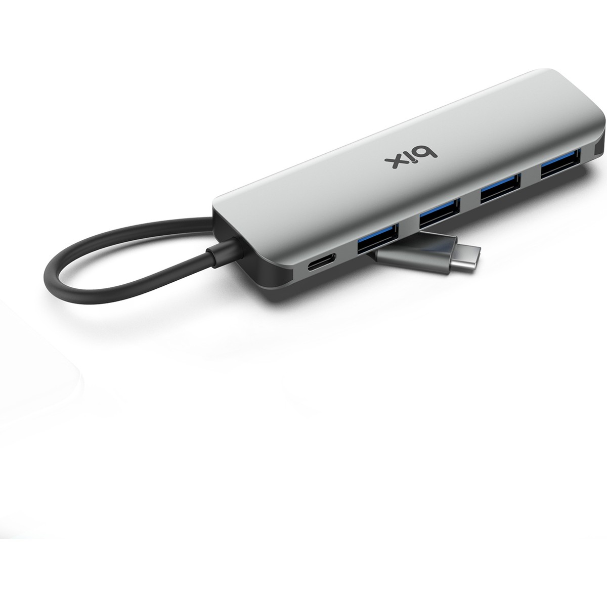 bx07hb-5in1-type-c-hub-4x-usb-3-0-pd-sarj-macbook-uyumlu-coklayici-adaptor-9366.jpg Bix BX07HB 5in1 Type-C Hub 4x USB 3.0, PD Şarj Macbook Uyumlu Çoklayıcı Adaptör - Görsel 1