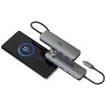 Bix BX07HB 5in1 Type-C Hub 4x USB 3.0, PD Şarj Macbook Uyumlu Çoklayıcı Adaptör - Görsel 2