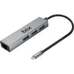 Bix BXC06HB Type-C'den 3 Bağlantı Noktalı Gigabit Ethernet USB 3.2 Hub - Görsel 2