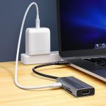 DM CHB059 Type-C To 4K HDMI 2*usb-A Pd 60W Sd ve Micro Sd Kart Okuyucu Çoklayıcı Hub - Görsel 5