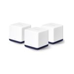 Mercusys Halo H50G(3-pack), AC1900Mbps, Dual-Band, Gigabit Portları, 100'e Kadar Cihaz Bağlanabilir, 550 m²'ye Kadar Kapsama, Akıllı Bağlantı, Mobil Uygulama ile Kolay Kurulum, Wi-Fi 5 Mesh Sistemi