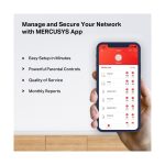 Mercusys Halo H50G(3-pack), AC1900Mbps, Dual-Band, Gigabit Portları, 100'e Kadar Cihaz Bağlanabilir, 550 m²'ye Kadar Kapsama, Akıllı Bağlantı, Mobil Uygulama ile Kolay Kurulum, Wi-Fi 5 Mesh Sistemi - Görsel 4