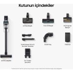 Samsung VS20C8524TB/TR Jet 85 Şarjlı Dikey Süpürge, 210W Emiş Gücü, Dijital Invertör Motor - Görsel 3