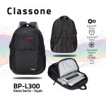 BP-L300 Siena WTXpro Su Geçirmez Kumaş 15,6 Notebook, Laptop Sırt Çantası -Siyah