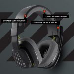 Logitech Astro A10 Gen2 Kablolu -Pc / Mac / Ps5|ps4 /xboxseries X|s / Switch /mobile / Nintendo Switch Oyuncu Kulaklığı - Görsel 2
