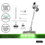 F30 Max 33KPA Greeneye Lazer Teknoloji Şarjlı Dikey Süpürge