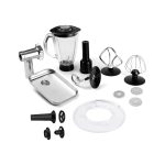 M120 Multi-fonksiyonel 3'ü Bir Arada Stand Mikser Kıyma Setli Ve Blender Özellikli Kırmızı - Görsel 4