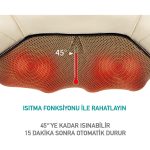 Robeve Ovmalı Ve Isıtmalı Boyun Masaj Aleti Boyun Ve Sırt Masaj Aleti Araba Ofis Ev Kullanımı Masaj Aleti Bel Ayak Kol Masaj Aleti Tüm Vücut Masaj Aleti - Görsel 3