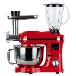SM50 Kırmızı LED Ekranlı Hamur Mayalama Kıyma Çekme Blender 2000W 6,5 Litre Stand Mikser Mutfak Şefi Hamur Yoğurma Makinesi - Görsel 3