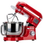 SM50 Kırmızı LED Ekranlı Hamur Mayalama Kıyma Çekme Blender 2000W 6,5 Litre Stand Mikser Mutfak Şefi Hamur Yoğurma Makinesi - Görsel 7