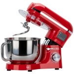 SM50 Kırmızı LED Ekranlı Hamur Mayalama Kıyma Çekme Blender 2000W 6,5 Litre Stand Mikser Mutfak Şefi Hamur Yoğurma Makinesi - Görsel 8