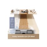 H12 Core Islak/Kuru Süpürge Hafif ve Akıllı Süpürge ve Paspas, Akıllı Kir Algılama, Otomatik Kendi Kendini Temizleme, Ahşap Vinil ve Sert Zeminler - Görsel 3