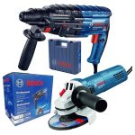 Bosch GBH 240 Kırıcı Delici + GWS 750-115 Taşlama Elektrikli El Aleti Seti