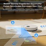 Roborock Q8 Max Pro Beyaz Akıllı Robot Süpürge - Görsel 6