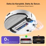 S8 Pro Akıllı Robot Süpürge - Beyaz - Görsel 2