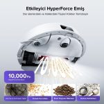 S8 Pro Akıllı Robot Süpürge - Beyaz - Görsel 3