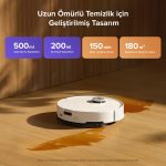 S8 Pro Akıllı Robot Süpürge - Beyaz - Görsel 5