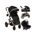 Yoyko Capsule Egg Travel Sistem Bebek Arabası Siyah Rose