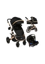 Yoyko Capsule Egg Travel Sistem Bebek Arabası Siyah Rose