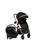 Yoyko Capsule Egg Travel Sistem Bebek Arabası Siyah Rose - Görsel 2