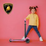 Lamborghini L3 Pembe Işıklı 3 Tekerlekli Çocuk Scooter - Görsel 2