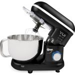 M108 Easy Chef Hamur Yoğurma Makinesi Stand Mikseri Siyah - Görsel 2