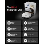 Roborock S8 MaxV Ultra Beyaz Çöp İstasyonlu Akıllı Robot Süpürge - Görsel 8