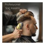 Boost 3 Gold Ayarlanabilir Başlıklı Dijital Göstergeli Şarjlı Profesyonel Saç Kesim Makinesi - Görsel 3