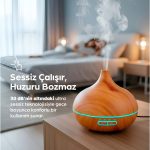 Robeve 550 ml Nemlendiricili Açık Kahve Buhar Makinesi - Görsel 3