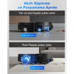 DEEBOT X11 OmniCyclone Toz Torbasız Robot Süpürge ve Paspas PowerBoost - Görsel 8