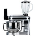 SM50 Gümüş LED Ekranlı Hamur Mayalama Kıyma Çekme Blender 2000W 6,5 Litre Stand Mikser Mutfak Şefi Hamur Yoğurma Makinesi - Görsel 5
