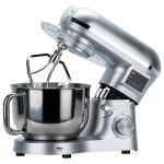 SM50 Gümüş LED Ekranlı Hamur Mayalama Kıyma Çekme Blender 2000W 6,5 Litre Stand Mikser Mutfak Şefi Hamur Yoğurma Makinesi - Görsel 7