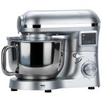 SM50 Gümüş LED Ekranlı Hamur Mayalama Kıyma Çekme Blender 2000W 6,5 Litre Stand Mikser Mutfak Şefi Hamur Yoğurma Makinesi - Görsel 9