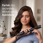 7000 Serisi Saç Düzleştirici, Argan Yağı Katkılı, ThermoProtect Teknolojisi, BHS732/00 - Görsel 2