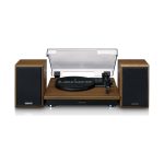 LS-100 WD Bluetoothlu Hoparlörlü Ahşap Pikap Plak Çalar