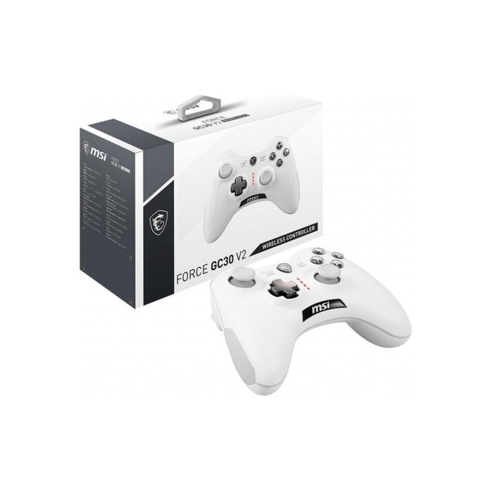 MSI GG FORCE GC30 V2 Kablosuz Beyaz Gamepad - Görsel 5