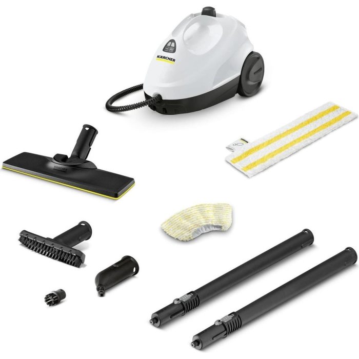 SC 2 EasyFix 1500W Buharlı Temizlik Makinesi – Zemin ve Yüzey Seti, Sarı, Ev ve Ofis İçin Hijyenik Temizlik - Görsel 1